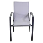 Venkovní křeslo z hliníku a textilenu - mapa Viadurini