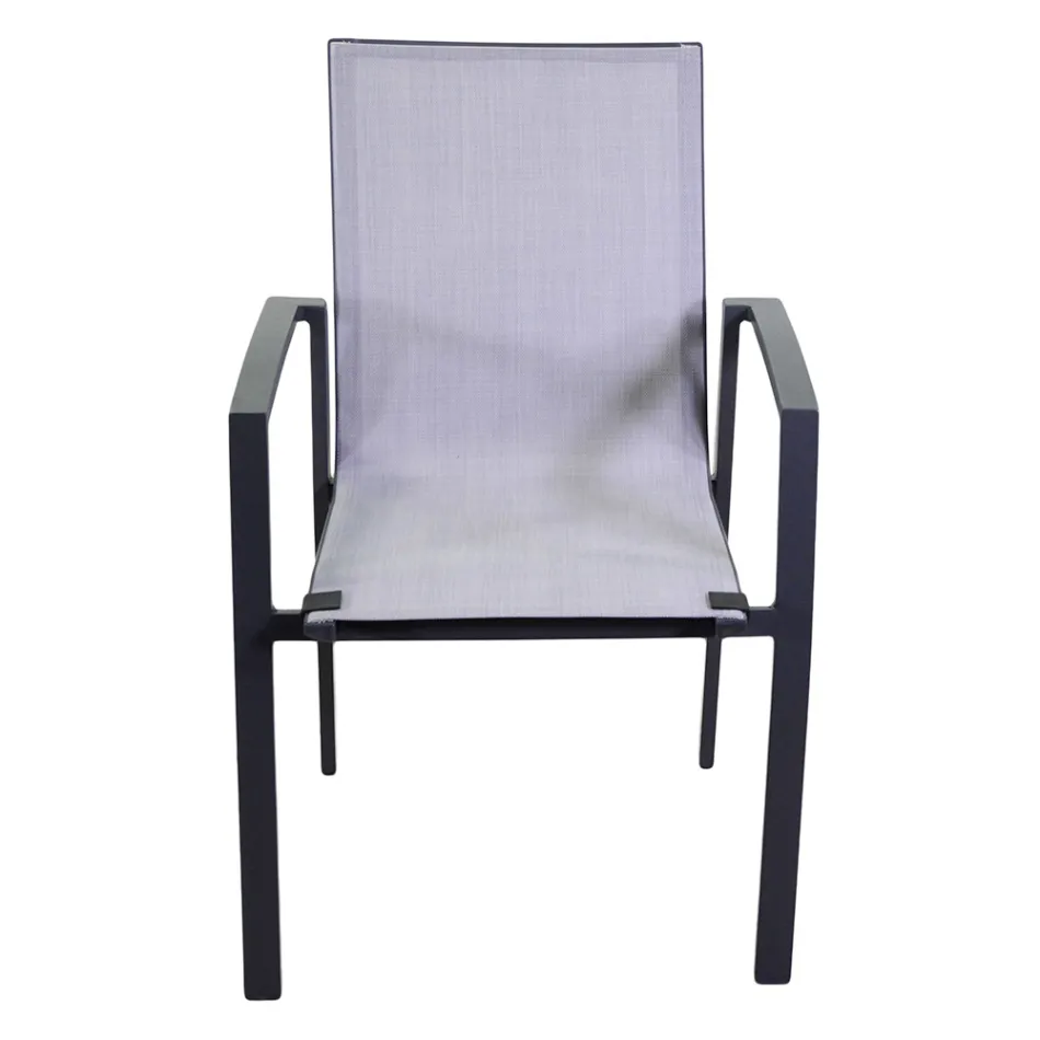 Venkovní křeslo z hliníku a textilenu - mapa Viadurini