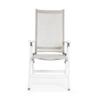 Polohovací venkovní křeslo s hliníkovou konstrukcí, Homemotion - Ursula Viadurini