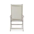 Polohovací venkovní křeslo s hliníkovou konstrukcí, Homemotion - Ursula Viadurini