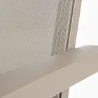 Polohovací venkovní křeslo s hliníkovou konstrukcí, Homemotion - Ursula Viadurini