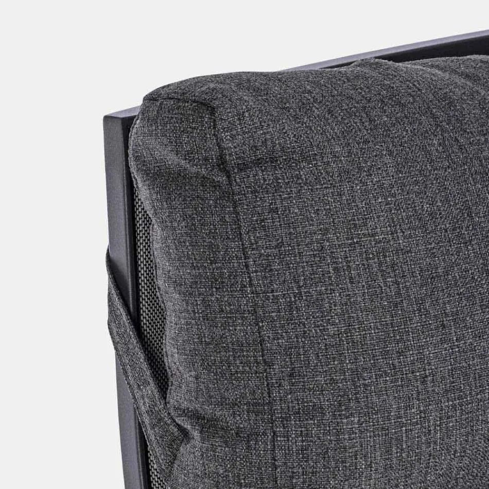 Sklopné venkovní křeslo z látky a hliníku, 2 kusy - Nathy Viadurini