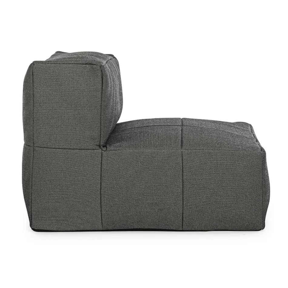 Venkovní křeslo potažené snímatelnou látkou, Homemotion - Lydia Viadurini