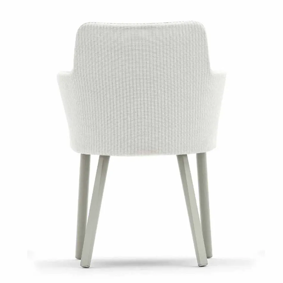 Design Varaschin Emma venkovní křeslo z hliníku a tkaniny Viadurini