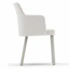 Design Varaschin Emma venkovní křeslo z hliníku a tkaniny Viadurini