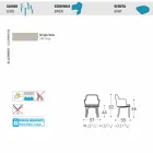 Design Varaschin Emma venkovní křeslo z hliníku a tkaniny Viadurini