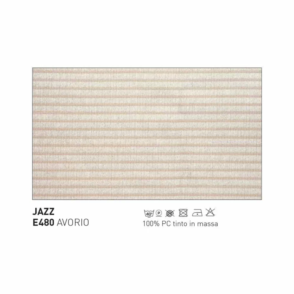 Design Varaschin Emma venkovní křeslo z hliníku a tkaniny Viadurini