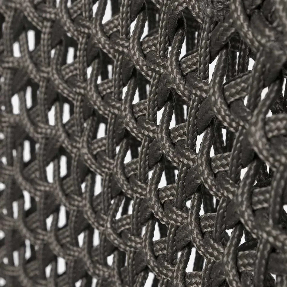 Zahradní křeslo s teakovými nohami a látkovým sedákem, Homemotion - Chantall Viadurini