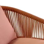 Zahradní židle s hliníkovým rámem a lany s polštáři - stan Viadurini