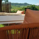 Zahradní židle s hliníkovým rámem a lany s polštáři - stan Viadurini