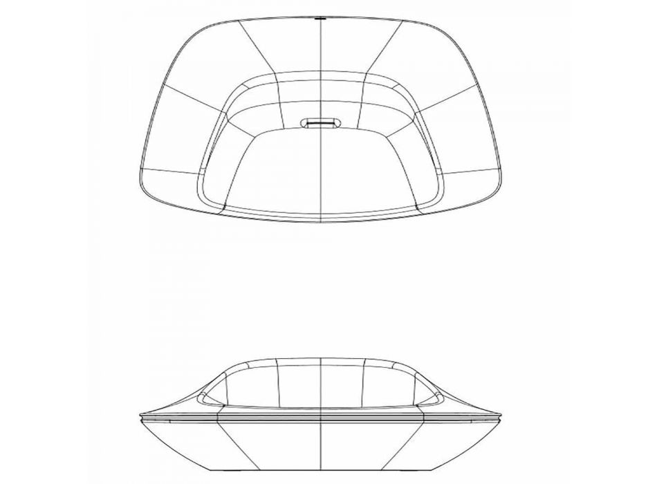 Moderní design polyethylenové zahradní křeslo Ufo by Vondom Viadurini