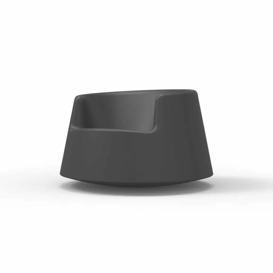 Moderní design zahradní křeslo Roulette Vondom z polyethylenu Viadurini