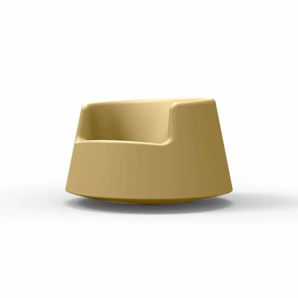 Moderní design zahradní křeslo Roulette Vondom z polyethylenu Viadurini