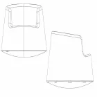 Moderní design zahradní křeslo Roulette Vondom z polyethylenu Viadurini