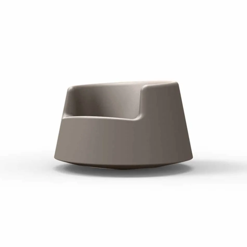 Moderní design zahradní křeslo Roulette Vondom z polyethylenu Viadurini