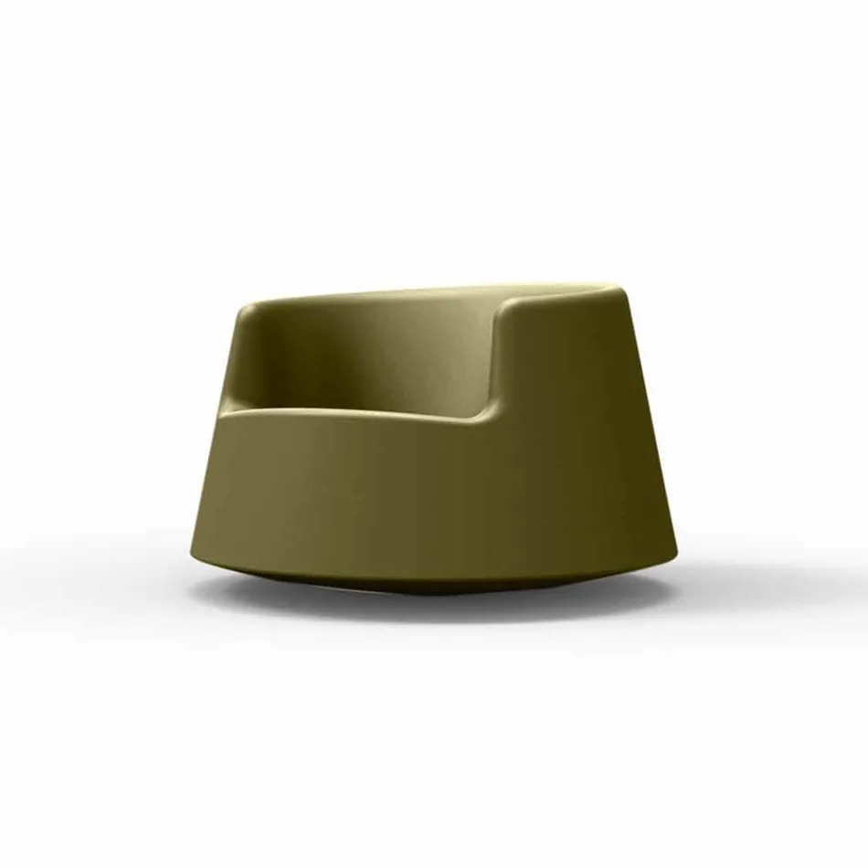 Moderní design zahradní křeslo Roulette Vondom z polyethylenu Viadurini