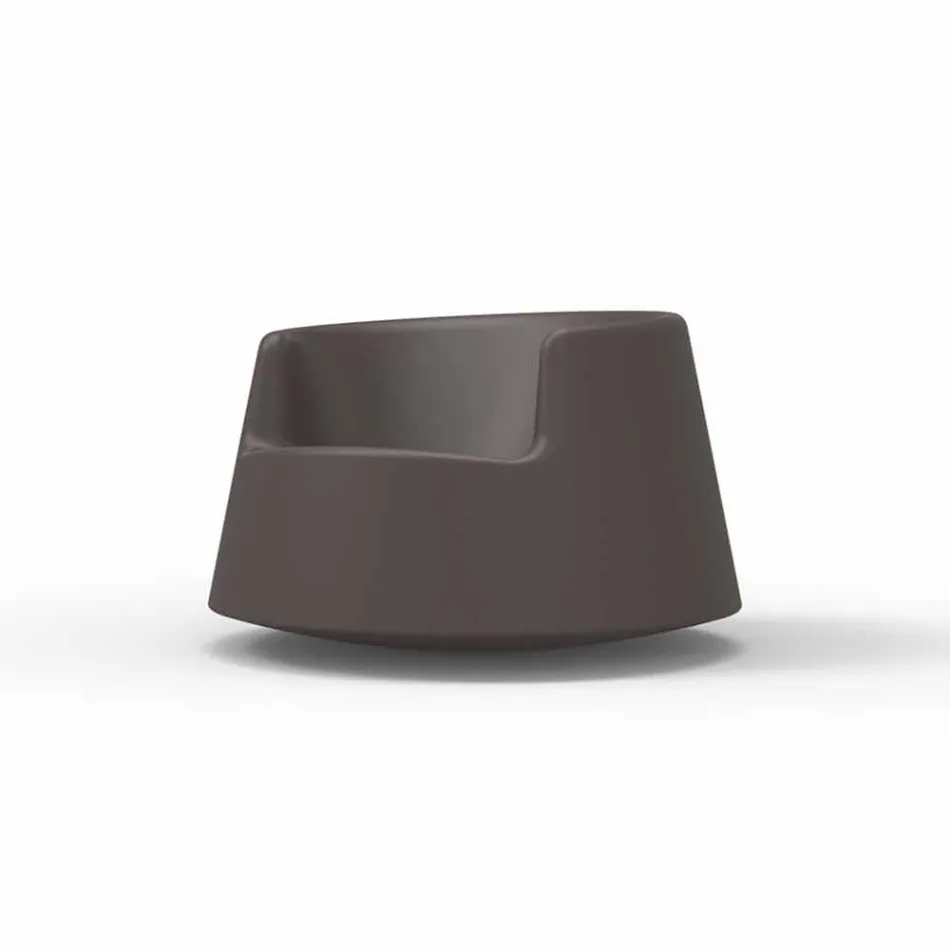 Moderní design zahradní křeslo Roulette Vondom z polyethylenu Viadurini