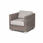 Křeslo ručně tkaný designový zahradní Elsa Viadurini