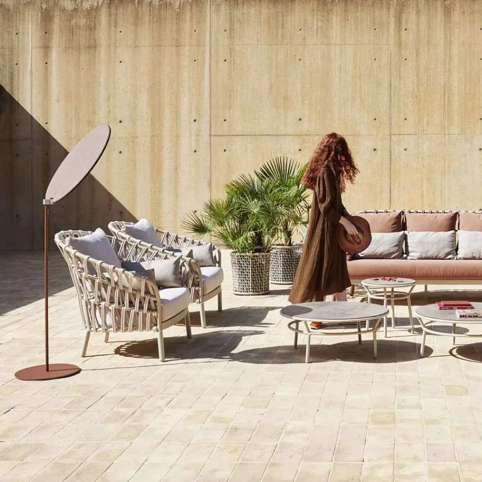 Hliníkové zahradní křeslo Made in Italy - Emmacross by Varaschin Viadurini