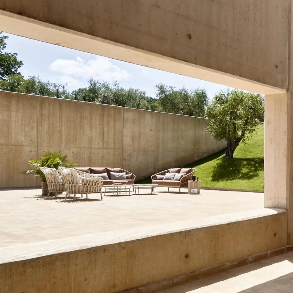 Hliníkové zahradní křeslo Made in Italy - Emmacross by Varaschin Viadurini