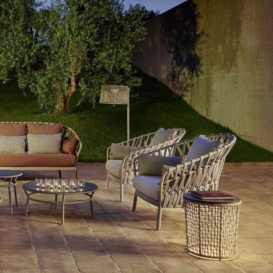 Hliníkové zahradní křeslo Made in Italy - Emmacross by Varaschin Viadurini