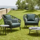 Hliníkové zahradní křeslo Made in Italy - Emmacross by Varaschin Viadurini