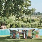 Zahradní křeslo z barevných pletených syntetických vláken - Maat od Varaschin Viadurini