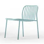 Stohovatelné kovové zahradní křeslo Made in Italy 2 kusy – jednoduše Viadurini