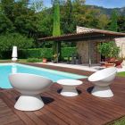 Zahradní křeslo z moderního barevného polyethylenu vyrobené v Itálii - Desmond Viadurini
