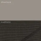 Zahradní křeslo z polyetylenu a látky vyrobené v Itálii - Freccia Viadurini