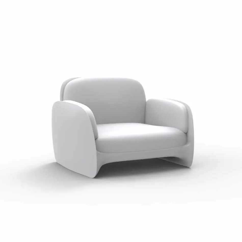 Pezzettina by Vondom polyethylenové zahradní křeslo, design Viadurini