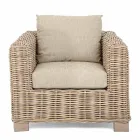 Homemotion Indoor / Outdoor Design Rattan Garden Armchair - Ceara Viadurini