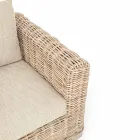 Homemotion Indoor / Outdoor Design Rattan Garden Armchair - Ceara Viadurini