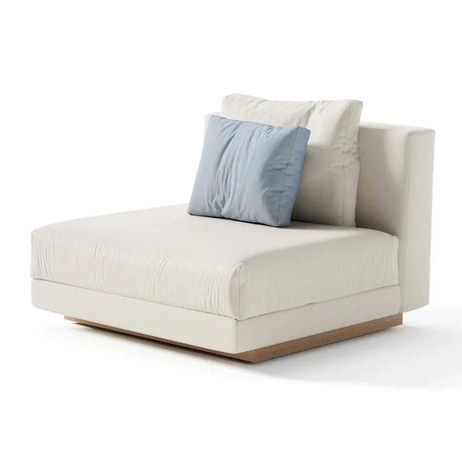 Látkové zahradní křeslo Made in Italy - Rubik Viadurini