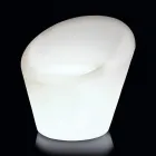 Zahradní křeslo z fluo a barevného polyetylenu Made in Italy - Colores Viadurini