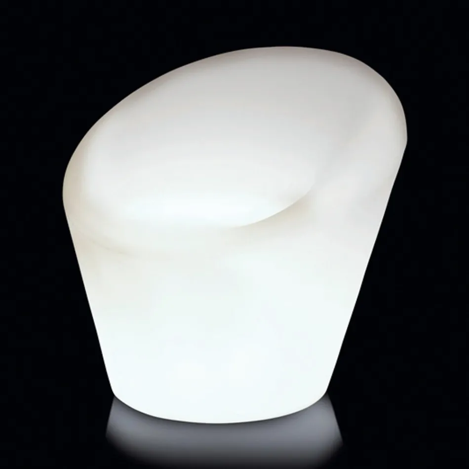 Zahradní křeslo z fluo a barevného polyetylenu Made in Italy - Colores Viadurini