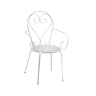 Zahradní židle vyrobená výhradně z kovu - Archiv Viadurini