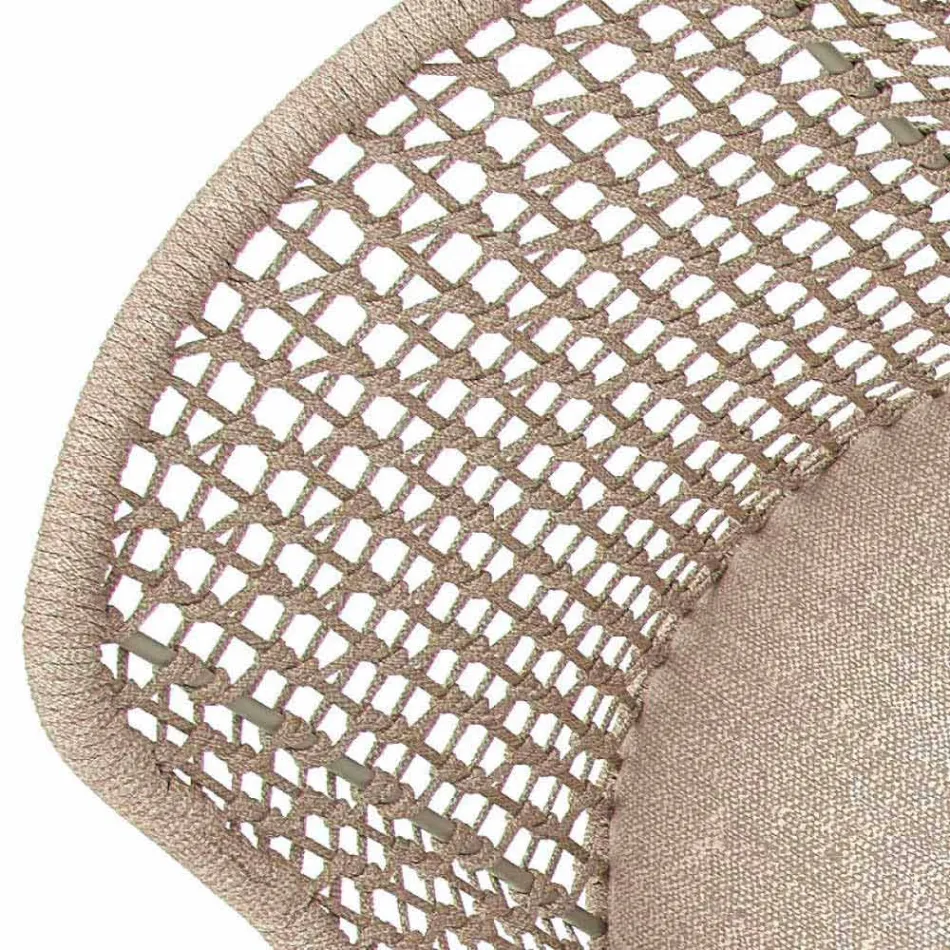 Moderní zahradní křeslo Varaschin Emma z masivního iroko dřeva Viadurini