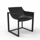 WallStreet Vondom zahradní křeslo, polypropylen a sklolaminát Viadurini