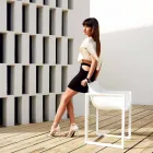 WallStreet Vondom zahradní křeslo, polypropylen a sklolaminát Viadurini