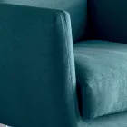 Křeslo do obývacího pokoje s možností výběru otočné nebo pevné základny Made in Italy – ironické Viadurini