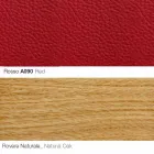 Křeslo do obývacího pokoje s podnožkou z kůže a dřeva vyrobené v Itálii - Butterfly Viadurini