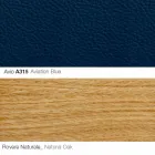 Křeslo do obývacího pokoje s podnožkou z kůže a dřeva vyrobené v Itálii - Butterfly Viadurini