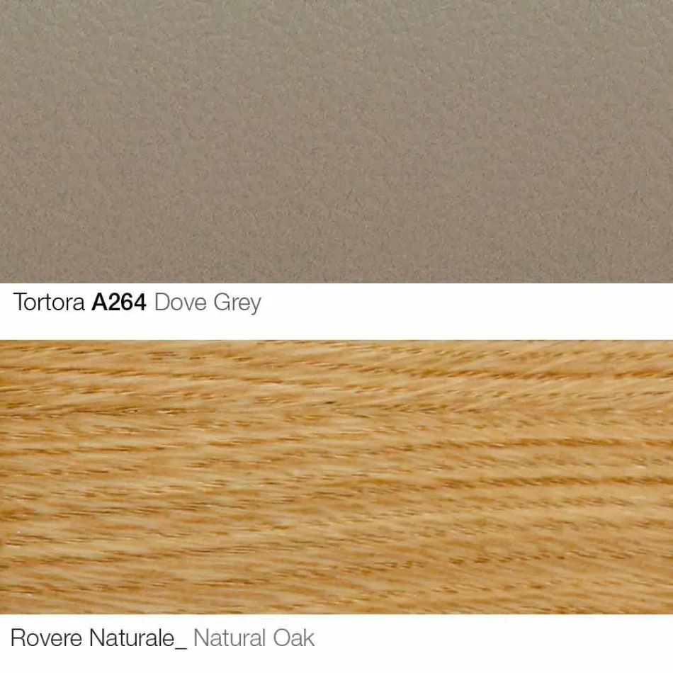 Křeslo do obývacího pokoje s podnožkou z kůže a dřeva vyrobené v Itálii - Butterfly Viadurini