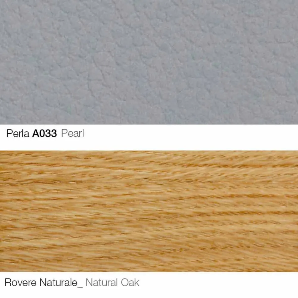 Křeslo do obývacího pokoje s podnožkou z kůže a dřeva vyrobené v Itálii - Butterfly Viadurini