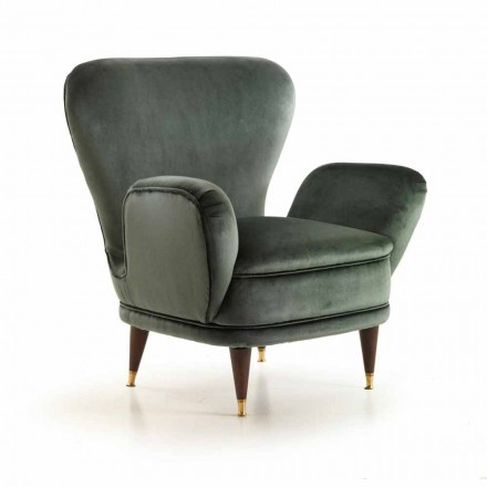 Polstrované židle klasický design lounge L78xP75cm, Benny Viadurini