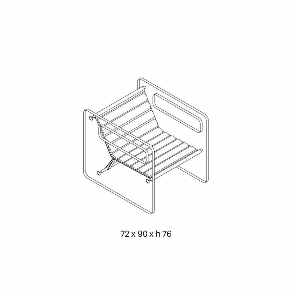 Křeslo do obývacího pokoje ve skle a sedadlo v bílé kůži s moderním designem - Tecna Viadurini