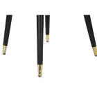 Křeslo do obývacího pokoje čalouněné látkou s moderními dřevěnými nohami - Ezia Viadurini