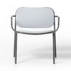 Křeslo do obývacího pokoje potažené látkou Made in Italy 2 kusy - Sangria Viadurini