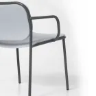 Křeslo do obývacího pokoje potažené látkou Made in Italy 2 kusy - Sangria Viadurini